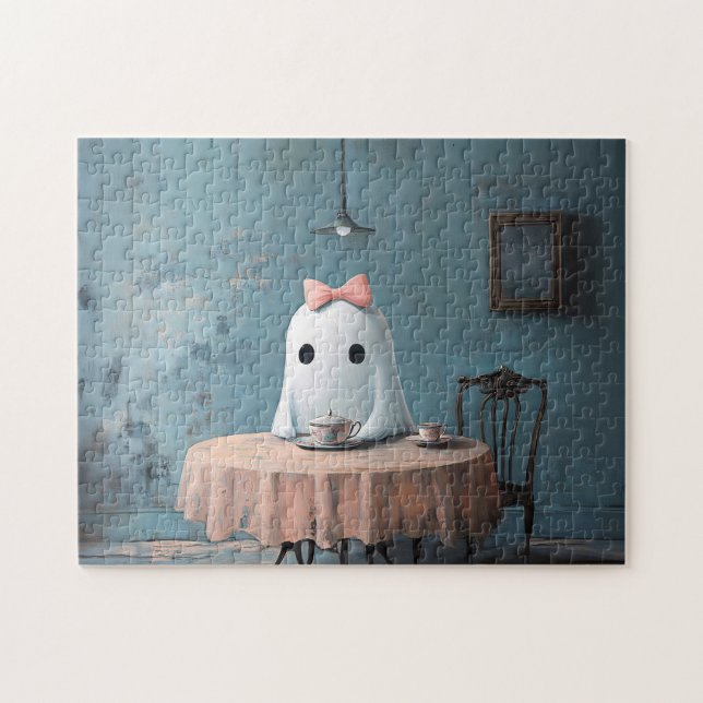 Puzzle Whimsical Ghost Tea Party (Horizontal)