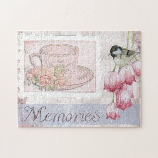 Puzzle Whimsical Mother's Day Scrapbook Journal souvenirs (Horizontal)