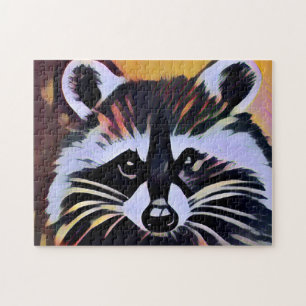 Puzzle Whimsical Raccoon - Un design inspiré par la natur