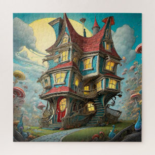 Puzzle Whimsical Storybook Crooked House