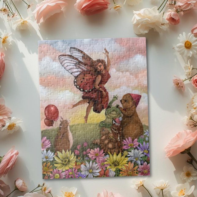 Puzzle Whimsical Wildflower Fairy Farewell to the Animals (Créateur téléchargé)