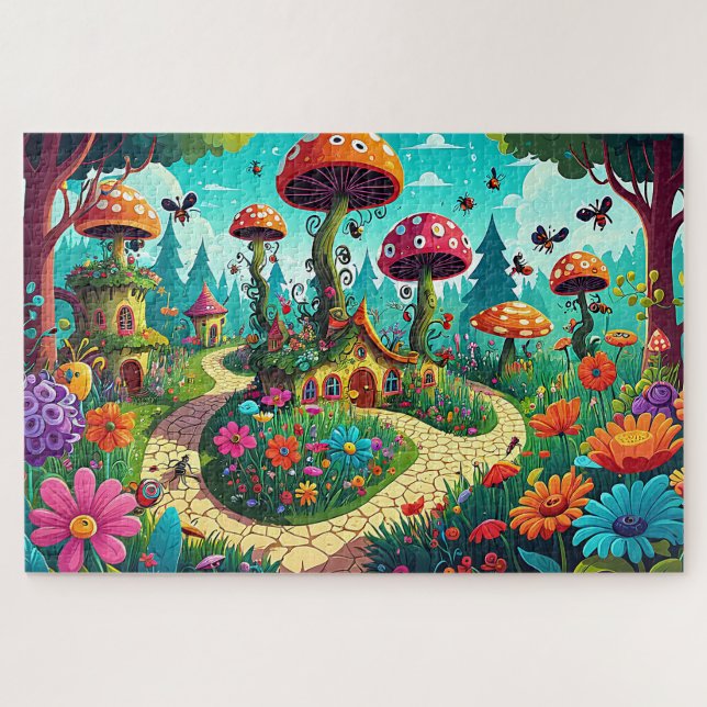 Puzzle Whimsical Wonderland Dream Garden (Horizontal)