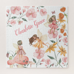 Puzzle Whimssical Spring Floral Woodland Fairy
