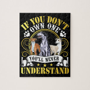 Puzzle Whippet   I Owned A Whippet ,So I Understand