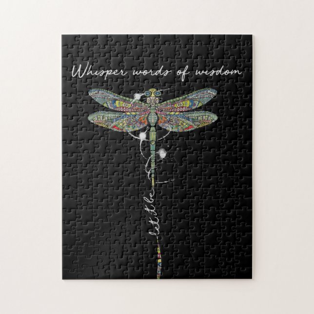 Puzzle Whisper Words Of Wisdom Brocade Dragonfly (Vertical)
