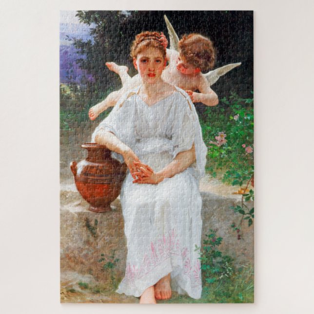 Puzzle Whisperies d'Amour, Bouguereau (Vertical)