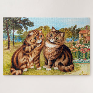 Puzzle Whispering Cat, Louis Wain