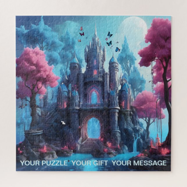Puzzle Whispers of the Moonlit Castle (Vertical)