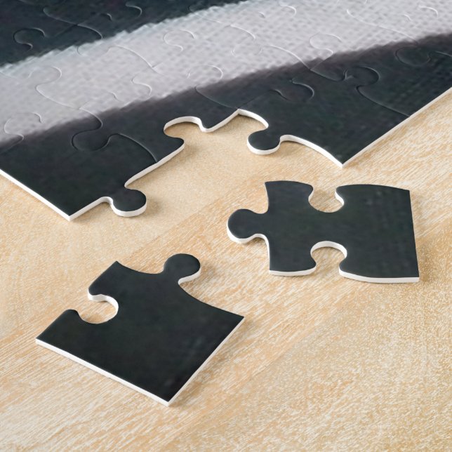 Puzzle White and Black Silk spider web (Côté)