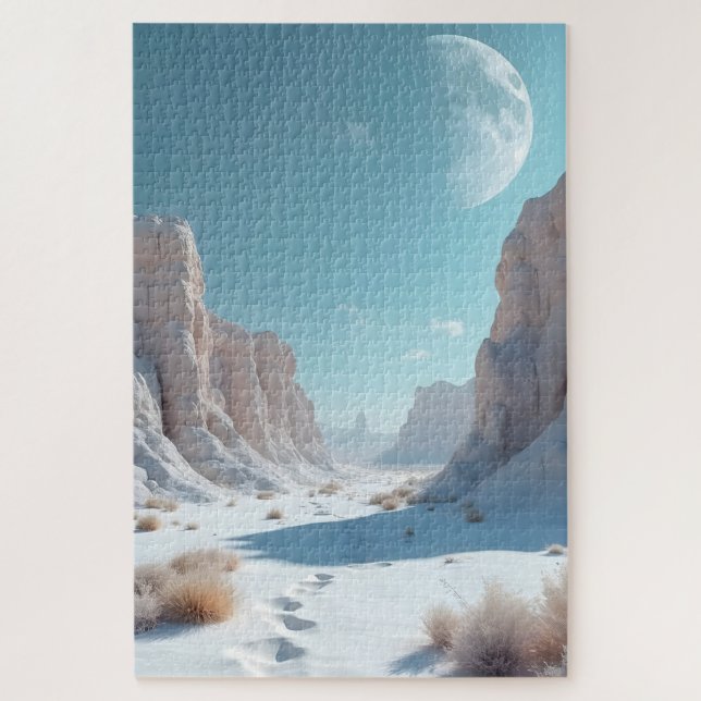 Puzzle White Desert  (Vertical)