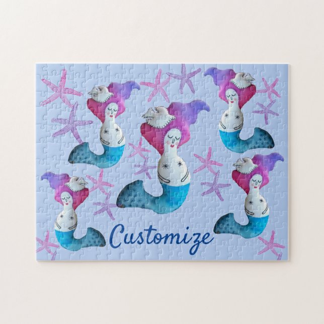 Puzzle White Dove Mermaid Thunder_Cove (Horizontal)