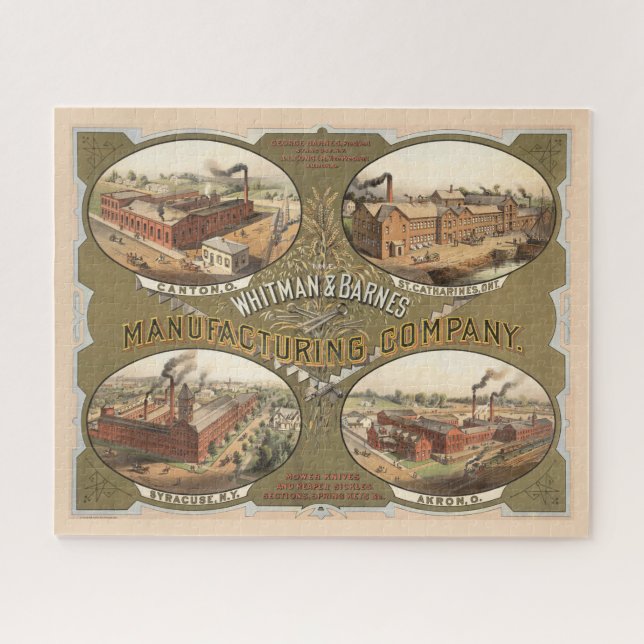 Puzzle Whitman & Barnes Manufacturing Company. (Horizontal)