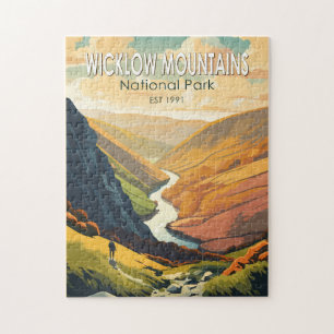 Puzzle Wicklow Mountains National Park Irlande Travel Art