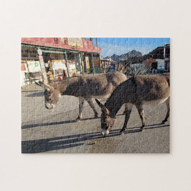Puzzle Wild Burros à Oatman, Arizona (Horizontal)