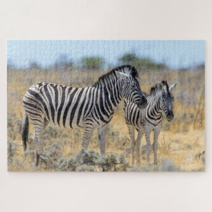 Puzzle Wild Zebra Mother & Baby Nature Safari