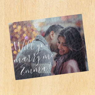 Puzzle Will You Marry Me Proposal Personalize Photo
