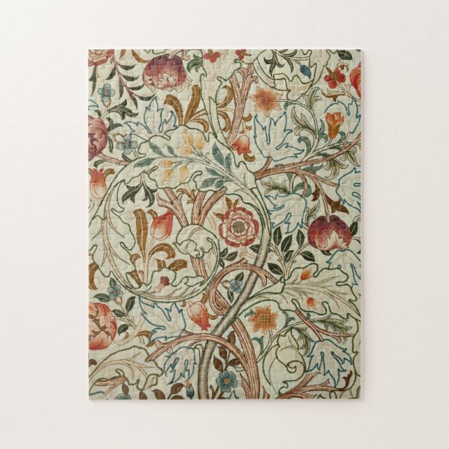 Puzzle William Morris Acanthus Broderie Motif Floral (Vertical)