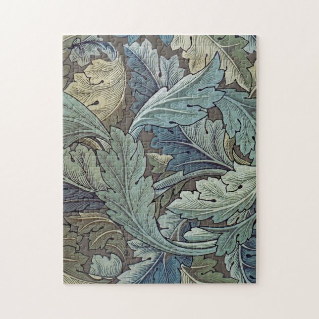 Puzzle William Morris Acanthus Sage Fleur Floral Botaniqu (Vertical)