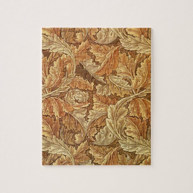 Puzzle William Morris Acathus Brown (Vertical)