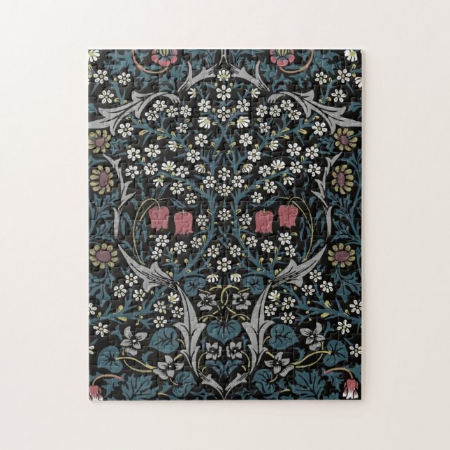 Puzzle William Morris Blackthorn Floral Art Nouveau Main- (Vertical)