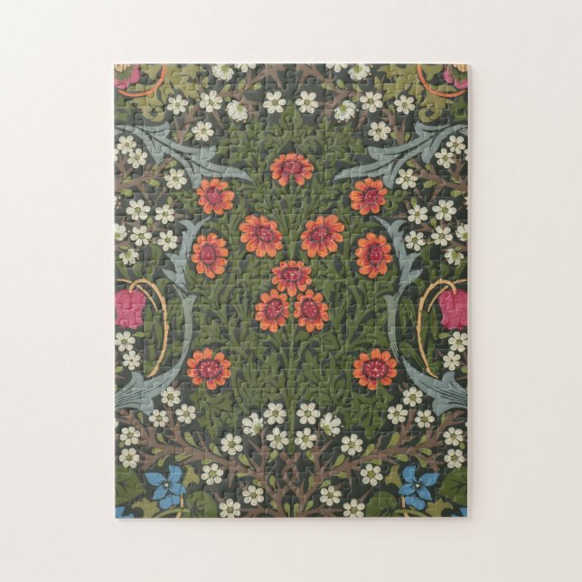 Puzzle William Morris Blackthorn Garden Flower Classic (Vertical)