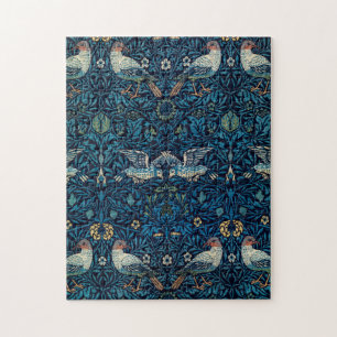 Puzzle William Morris Blue Birds Tapestry Classic