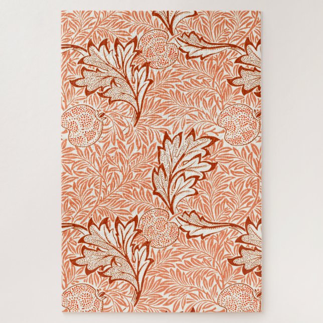 Puzzle William Morris Botanical Apple Design (Vertical)