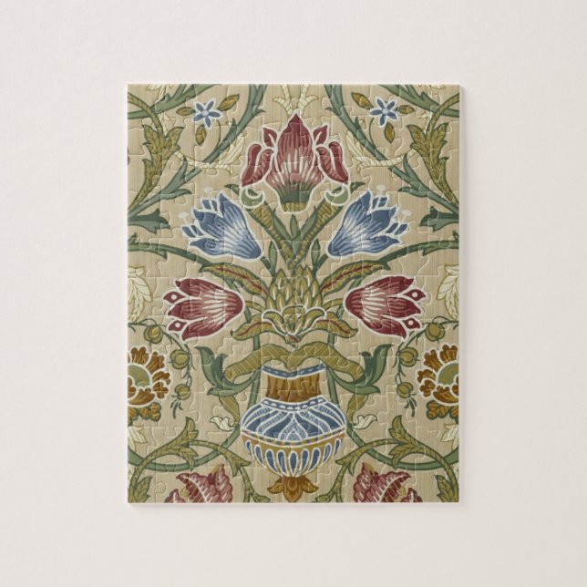 Puzzle William Morris Brocade Motif de fond d'écran flora (Vertical)