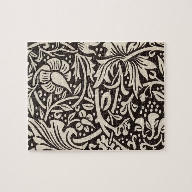 Puzzle William Morris Daffodil Papier peint floral (Horizontal)