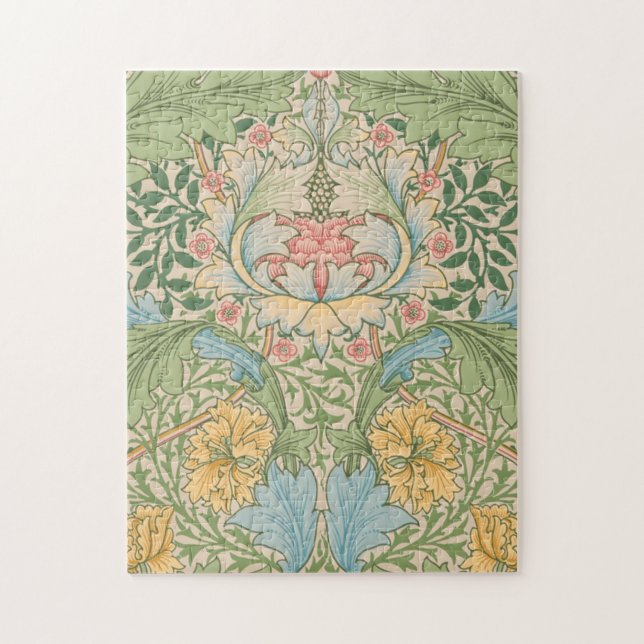Puzzle William Morris Fleur de Myrte Floral Botanique (Vertical)