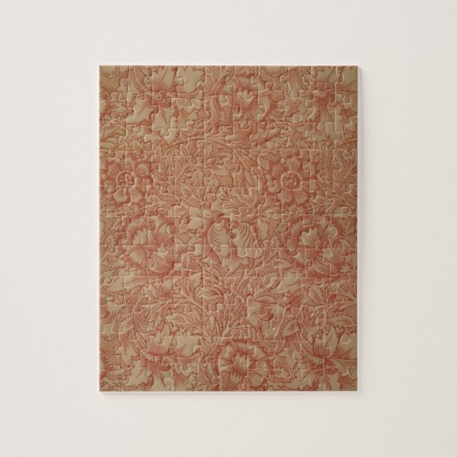 Puzzle William Morris Fleur de pavot rose Floral (Vertical)