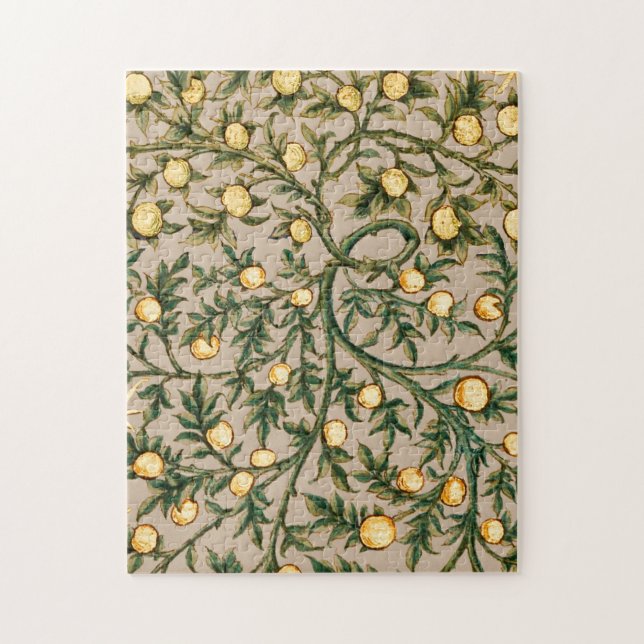 Puzzle William Morris Floral Fruit Garden Fleur Classique (Vertical)