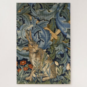 Puzzle William Morris Forest Rabbit Floral Art Nouveau