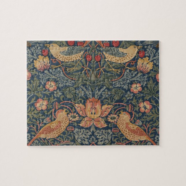 Puzzle William Morris Fraise Voleurs Oiseaux (Horizontal)