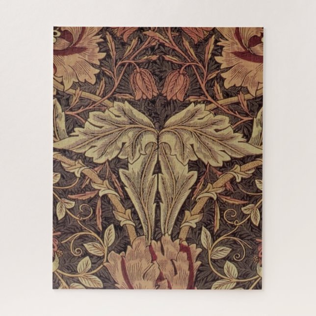 Puzzle William Morris Honeysuckle Classic English Art (Vertical)