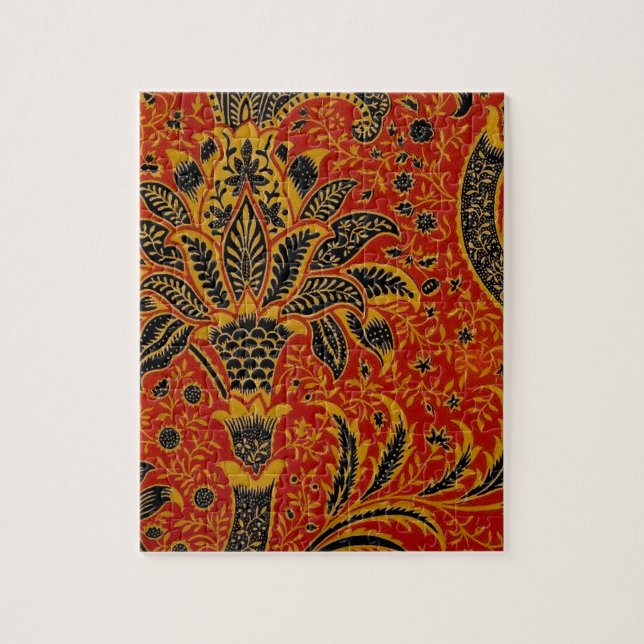 Puzzle William Morris Inde Floral rouge (Vertical)