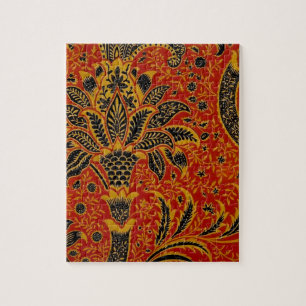 Puzzle William Morris India Rouge Floral Vintage Classiqu