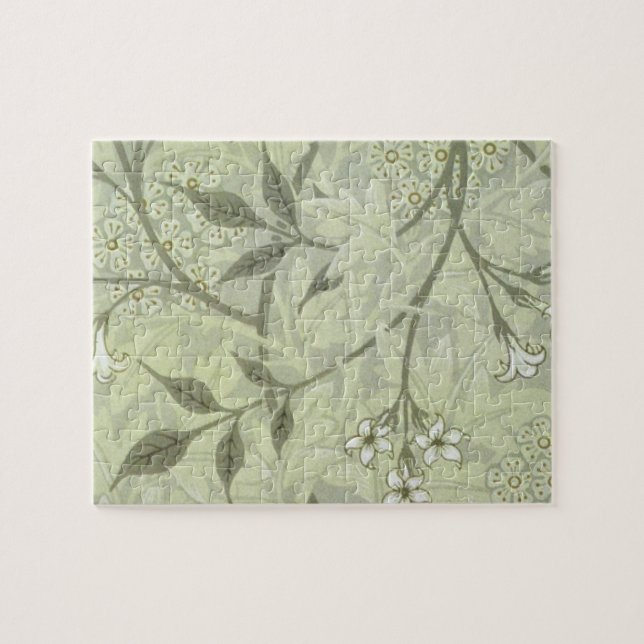 Puzzle William Morris Jasmine Botanique Antique Vintage (Horizontal)