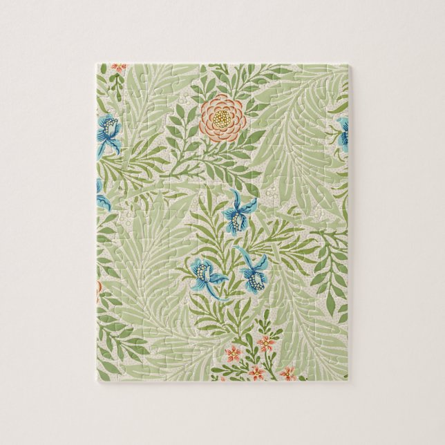 Puzzle William Morris Larkspur Motif floral (Vertical)