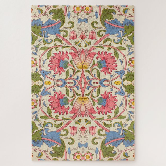 Puzzle William Morris Lodden Spring Wallpaper Art (Vertical)