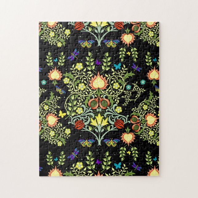 Puzzle William Morris Motif Des Arts Et De L'Artisanat (Vertical)