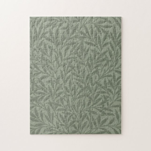 Puzzle William Morris Motif Saule Antique Vert Sauge (Vertical)