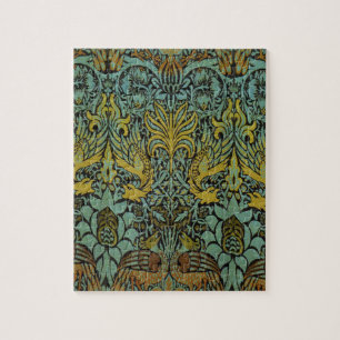 Puzzle William Morris Peacock Dragon Fond d'écran