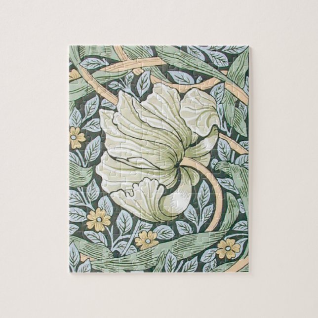 Puzzle William Morris Pimpernel Fond d'écran floral (Vertical)