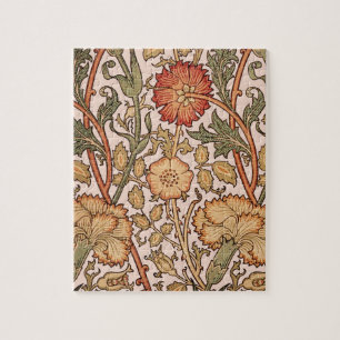 Puzzle William Morris Rose Flower Fond d'écran Motif
