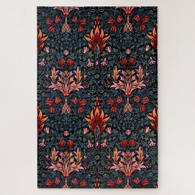 Puzzle William Morris Snakeshead Dark Motif (Vertical)