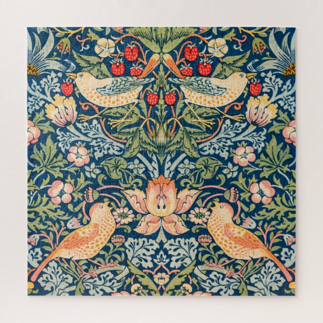 PUZZLE : WILLIAM MORRIS : STRAWBERRY THEVES (Vertical)