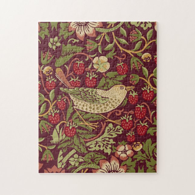Puzzle William Morris Strawberry Thief (Vertical)