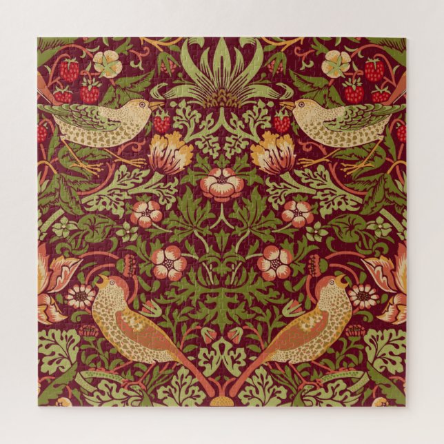Puzzle William Morris Strawberry Thief (Vertical)