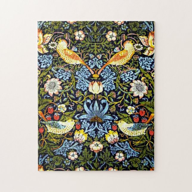 Puzzle William Morris - Strawberry Thief, (Vertical)